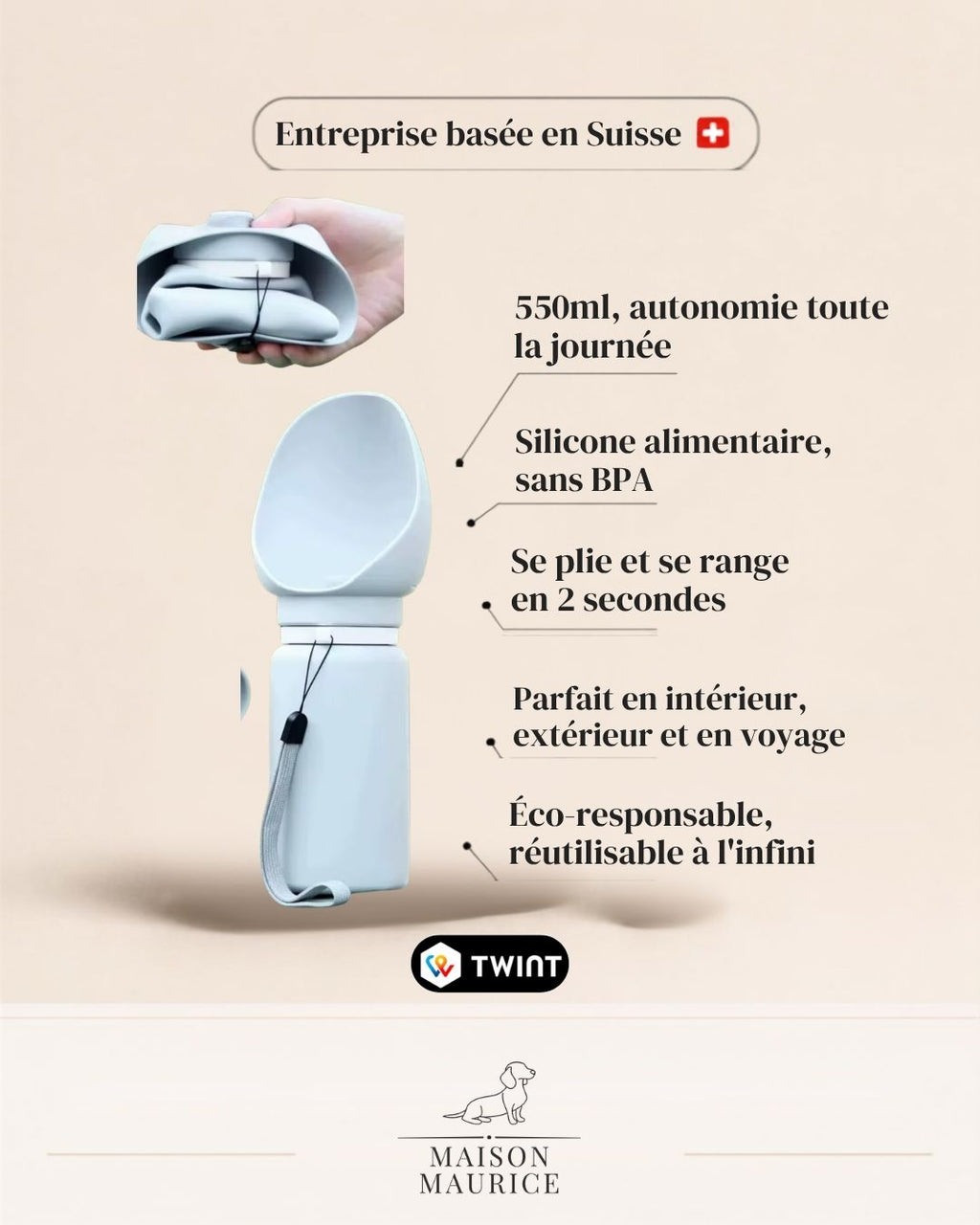 Sling mains libres Maison Maurice