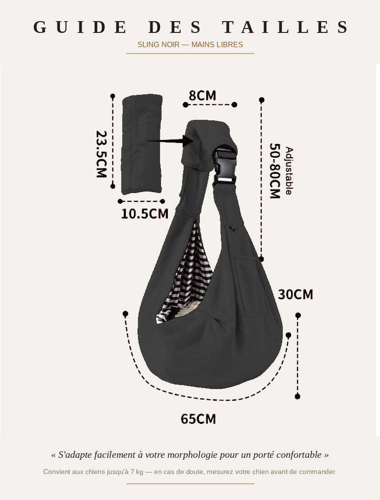 Sling mains libres Maison Maurice